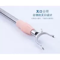 可阳台晾衣叉晒衣裤支撑杆服装店勾伸缩衣服外套挂收不锈钢管棍。