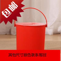 塑料加厚水桶凳带盖可坐幼儿园收纳桶洗澡篮钓鱼桶手提家用储水桶
