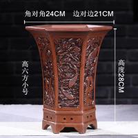 紫砂花盆大号兰花盆特大粗陶仿古花盆阳台专用室内盆景盆清仓