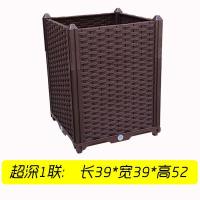 阳台种植箱 种菜盆 长方形设备屋庭菜园特大种树箱花盆