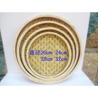 米筛竹筛子竹编簸箕漏筛晒干货圆筛装饰竹盘子竹制品竹匾晾晒画画