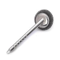 [买2送1]长柄不锈钢洗锅刷带手柄钢丝刷钢丝球 钢丝锅刷 烧烤