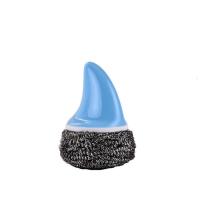 带新款清理窗户凹清洁球柄钢丝球刷子 洗 厨房去污刷锅清洁刷