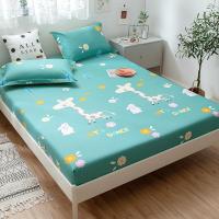 纯棉床笠单件床垫保护套防尘罩1.2m1.5米1.8全棉床罩