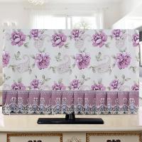 欧式田园液晶电视机罩挂式50寸布艺47盖巾60电视罩防尘罩55寸盖巾