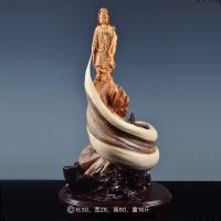 太行崖柏摆件根天然随形山水观音弥勒达摩客厅木刻家居工艺品
