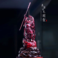 崖柏小叶紫檀金丝楠檀香沉香根木摆件客厅刻工艺品佛像观音