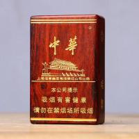 ??印度小叶紫檀红木盒 实木木质刻烟具工艺商务礼品摆件