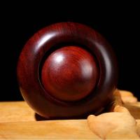 小叶紫檀时来运转木刻文玩手把件 珠把玩神器 随身工艺摆件
