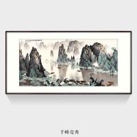 [十年老店]白雪石千峰竞秀漓江国画山水画客厅装饰画办公室挂画