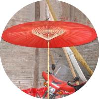 防雨防晒油纸伞古典竹艺户外庭院露天特大超大野立伞大红伞