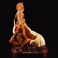 太行崖柏根摆件陈化料刻观音寿星达摩弥勒客厅家居装饰工艺品