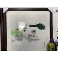 吴冠中江南手绘水墨画新中式国画沙发玄关书桌装饰画冲钻活动