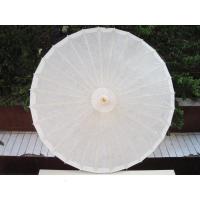 泸州油纸伞 DIY伞 道具 教学传统骨架汉服伞 防雨防晒 纯白色伞