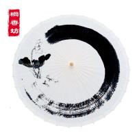 泸州油纸伞防雨遮阳古典江南舞蹈cos装饰桐油雨伞[水墨系]