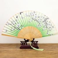 中国收缩颜色扇子小号挂饰工艺古风戏剧风折叠古装精致礼品便携