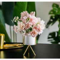 ins北欧客厅茶几假花艺餐桌仿真干花束摆件摆设装饰家居创意塑料