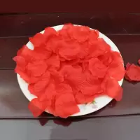 仿真花瓣 床上 玫瑰花仿真花瓣床上结婚浪漫七夕情人节求婚礼。