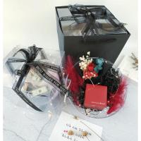 盒子网红毕业干花水晶球发光礼品韩版精美七夕情人节伴手礼包