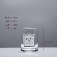 轻盈北欧简约玻璃花瓶透明水培插花花器直筒圆柱花瓶客厅工艺摆设