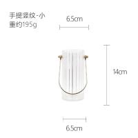 北欧ins客厅长款玻璃花瓶透明插花鲜花花器家居摆件水养桌面锤纹