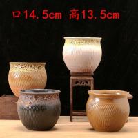 粗陶多肉花盆欧式大法师土陶罐家居绿植装饰景观陶瓷老桩花器