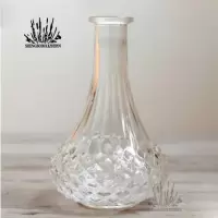 透明浮玻璃花瓶花器花插 玻璃瓶收纳 北欧日式韩式摆件批发
