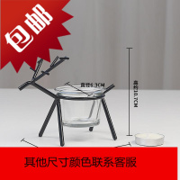 北欧ins小鹿香薰蜡烛台摆件 创意客厅卧室浪漫烛光晚餐道具小摆设