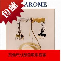 LA梦幻旋转蜡烛香薰烛台欧式铁艺浪漫复古摆件走马灯旋转烛台