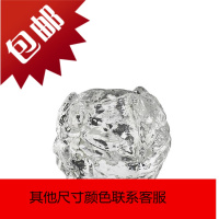 瑞典 雪球摆件 水晶玻璃烛台