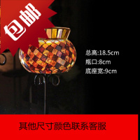 地中海烛台摆件家用西餐 北欧烛光晚餐蜡烛布置道具浪漫餐桌装饰