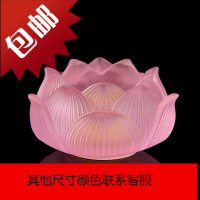 供佛灯摆件台湾琉璃莲花烛台酥油蜡烛灯座灯架长明灯供灯佛灯