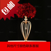 2017新款婚庆道具摆件铁艺电镀烛台路引酒店婚礼摆设欧式浪漫烛台