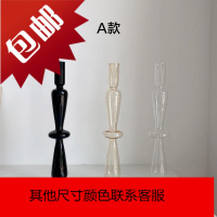 秘密卡车 复古ins同款玻璃烛台咖啡馆民宿装饰摆件