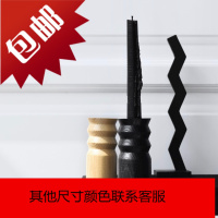 oroliving北欧极简波浪实木烛台家居装饰摆件道具摆拍蜡烛台