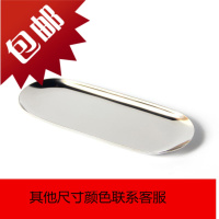 香薰蜡烛托盘烛台 简约金属欧式浪漫餐桌摆件现代置物盘烛光晚餐