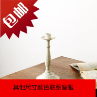 北欧复古酒店婚庆西餐厅烛光晚餐香薰蜡烛台餐桌铁艺烛台家用摆件