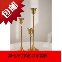 MAGIC西洋复古铜单头烛台古董复刻版 花艺摄影道具家居装饰摆件