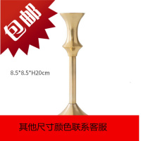 欧式复古ins烛台金色 轻奢烛台摆件北欧浪漫婚礼拍照装道具