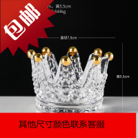 北欧ins风家用烛光晚餐道具浪漫皇冠烛杯烛台蜡烛家居摆件装饰品