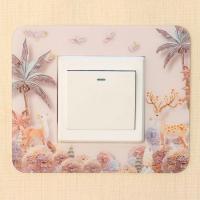 5个装 北欧风格开关贴墙贴插座遮挡自粘家用简约现代装饰保护套