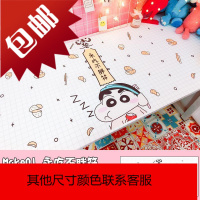 仿布卡通动漫大学生宿舍桌面贴纸防水自粘翻新书桌网红ins墙贴画