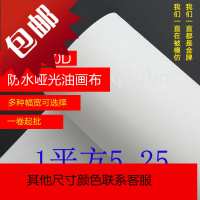 化纤油画布水性油画布防水哑光化纤油画布喷绘布颜料600*300D250g