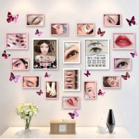 眉眼唇微整形背景墙院装饰品挂画壁画美甲半永久纹绣店照片墙