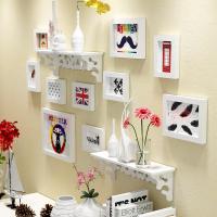 美甲店实木美睫纹绣相框创意照片墙装饰背景挂画框眉眼唇个性组合