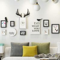照片墙装饰免打孔客厅背景墙简约现代创意相册相框挂墙组合相片墙