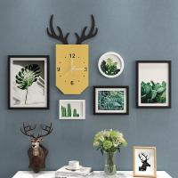 北欧照片墙装饰相框墙客厅一面墙简约现代相片框创意个性挂墙组合