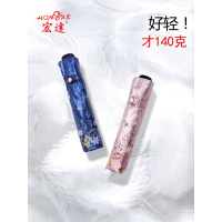 太阳伞小巧超轻便携铅笔防晒紫外线黑胶遮阳洋伞女晴雨伞两用