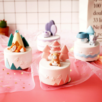 旋转木马音乐盒八音盒韩国创意可爱动物女生儿童女孩圣诞生日