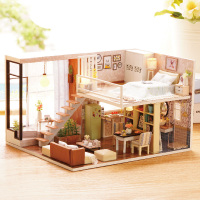 创意生日男女生拼装木质八音盒天空之城DIY音乐盒拼图手工女